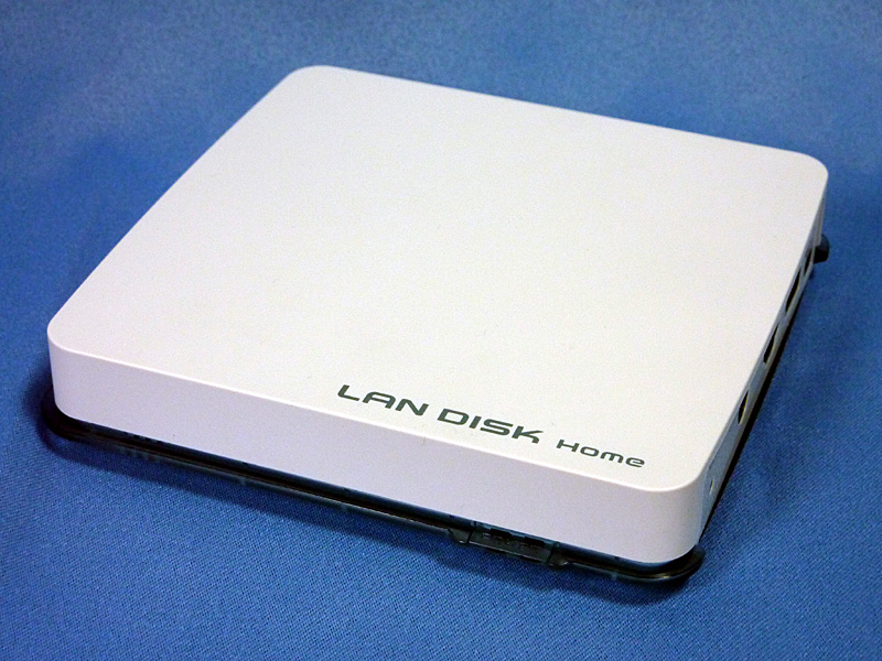 LANDISK Home HDLP-Gシリーズ。写真は500GBモデル「HDLP-G500」で、250GB/320GBモデルも用意する