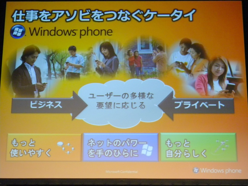 Windows phoneの開発コンセプト